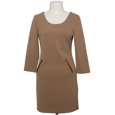Jurk (Beige) van Pink Boom Elastaan, Polyester
