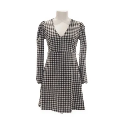 Klänning (Svart, Vit) från Goldi Elastan, Polyester