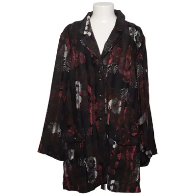 Blazer (Sort, Pink, Flerfarvet) fra Chalou Elastan, Polyester, Viscose