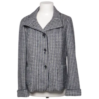 Blazer (Blå, Hvid, Flerfarvet) fra Weekend MaxMara Polyamid, Uld