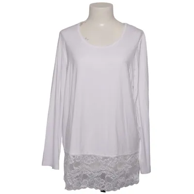 Långärmad t-shirt (Vit) från Laura Kent Elastan, Polyamid, Viskos