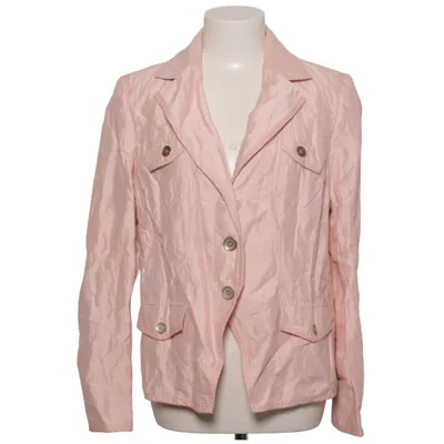 Jacket (Pink) from Tuzzi Cotton, Metallic fiber, Polyamide, Viscose