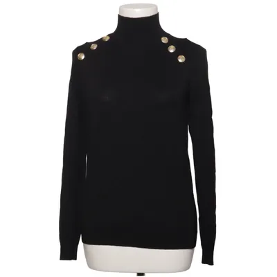 Rollkragenpullover (Schwarz) von La Maille Sézane Merinowolle