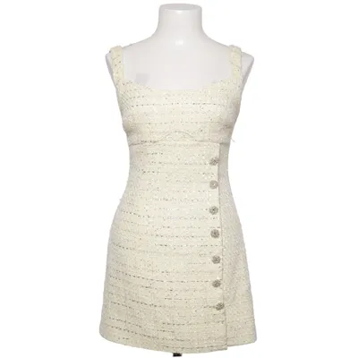 Jurk (Geel, Zilver) van Self-Portrait Acryl, Katoen, Metallvezel, Polyamide, Polyester, Viscose, Wol