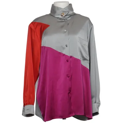 Bluse (Grau, Rot, Lila) von Louis Féraud Polyester