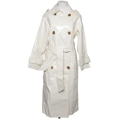 Trench coat (White) from ASOS Design Cotton, Polyester, Polyurethane