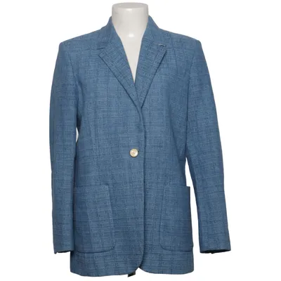 Blazer (Blue) from Sandro Cotton, Polyester, Viscose