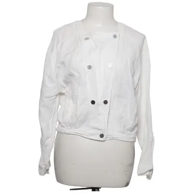 Veste (Blanc) de Kookaï Coton, Lin, Lyocell