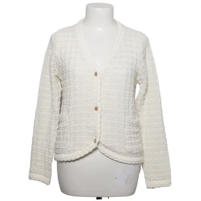 Cardigan (White) from Atelier Evène Polyester, Wool