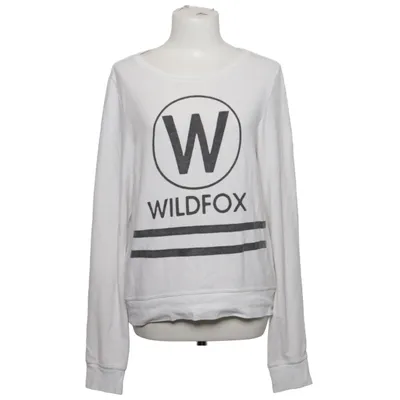 Sweatshirt (Weiß, Schwarz) von Wildfox Elasthan, Polyester, Viskose