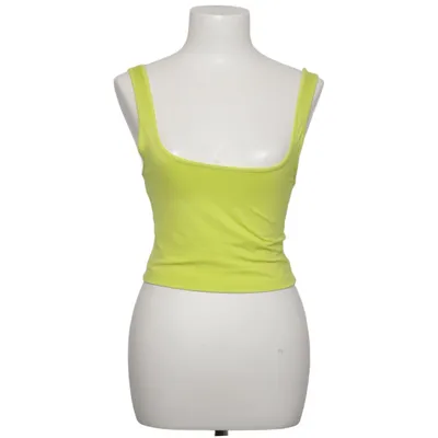 Crop top (Yellow) from Bershka Elastane, Polyamide