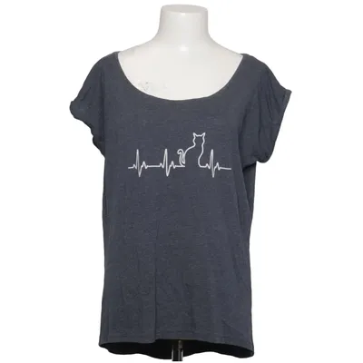 T-shirt (Grå) från Spreadshirt Bomull, Polyester