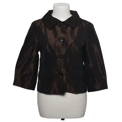 Blazer (Brown) from Laurèl Acetate, Polyester, Silk, Viscose