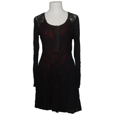 Jurk (Zwart, Rood) van Fashion Victim Elastaan, Polyamide
