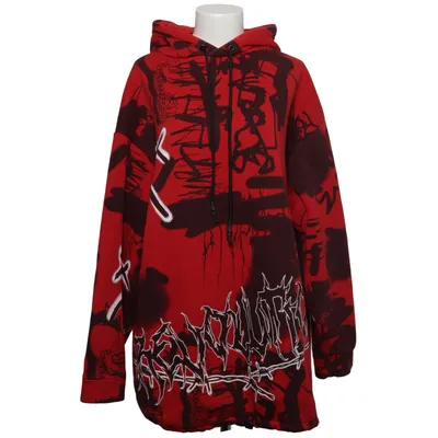 Huvtröja (Röd, Svart, Vit) från Jaded London Bomull, Polyester