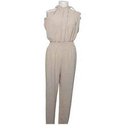 Jumpsuit (Beige) von Estee Brown Elasthan, Polyester