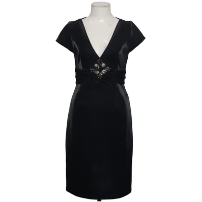 Dress (Black) from Young Couture by Barbara Schwarzer Elastane, Metallic fiber, Polyester