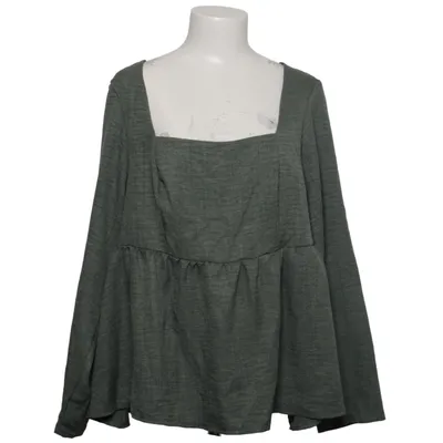 Peplumtopp (Grön) från Shein Curve Polyester