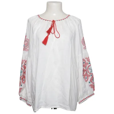 Blouse (White, Multicolored) from Lascana Viscose