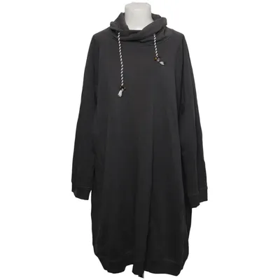 Hoodiekjole (Grå) fra Ulla Popken Bomuld, Polyester