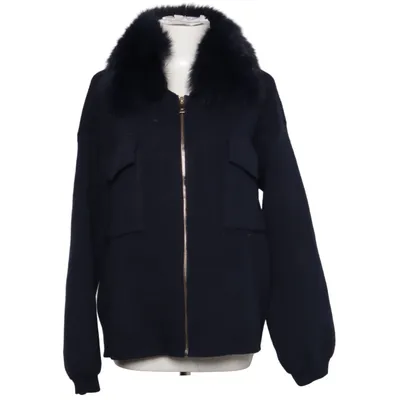 Blouson aviateur (Bleu) de OR Collection Cachemire, Polyamide, Viscose, Laine