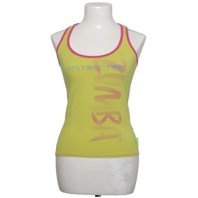Sports tank top (Yellow, Pink) from Zumba Cotton, Elastane