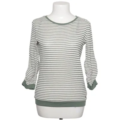 Sweater (Green, White) from Tom Tailor Denim Cotton, Polyester