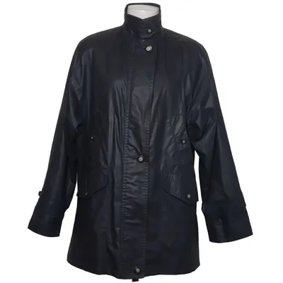Oilskin coat (Blue) from Goldix Cotton, Polyester