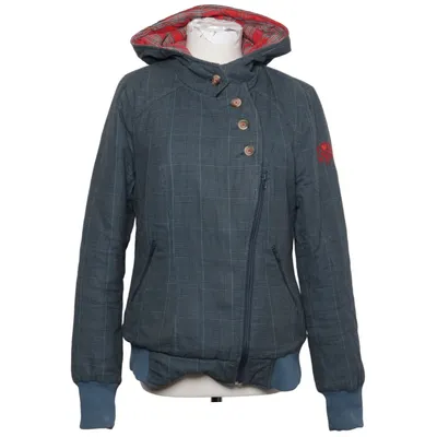 Vinterjacka (Blå, Flerfärgad) från Fm Bomull, Elastan, Polyester