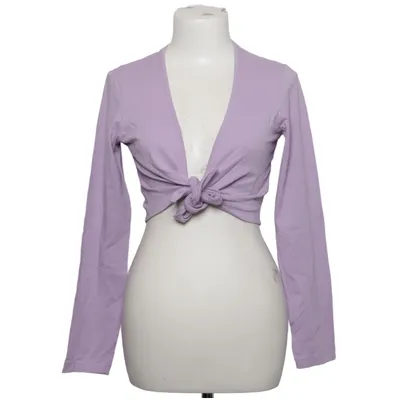 Wrap top (Purple) from Street One Cotton, Elastane