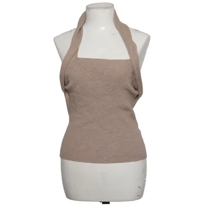 Halter neck top (Beige) from Lily Rose Polyamide, Polyester, Viscose