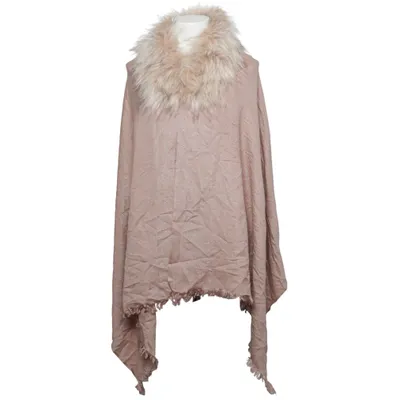 Shawl (Beige) from Jessica McClintock Acrylic, Faux fur, Metallic fiber, Viscose