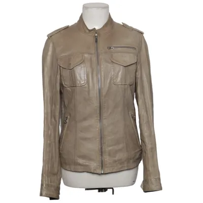 Leather jacket (Bomber 010) from Goosecraft Leather, Polyester