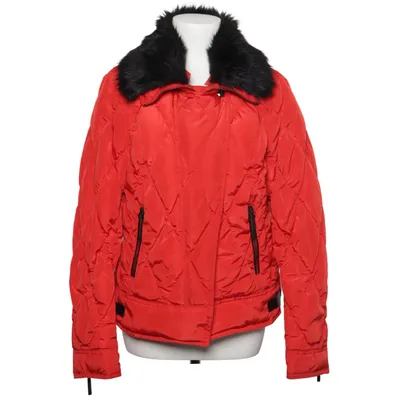 Dunjacka (Röd, Svart) från Biba Dun, Fjädrar, Polyester