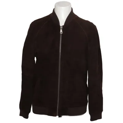 Läderjacka (Brun) från Barneys Originals Polyester, Skinn