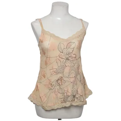 Top (Beige, Flerfarvet) fra Nine Lives Bomuld, Polyester, Silke