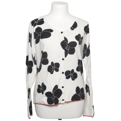 Cardigan (Hvid, Sort) fra Diana Gallesi Polyamid, Viscose