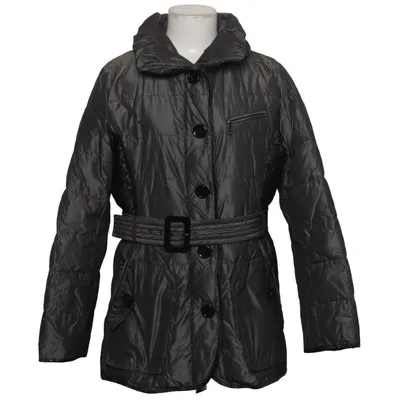 Down coat (Gray) from Sônia Bogner Cupro, Down, Polyamide, Polyester, Polyurethane