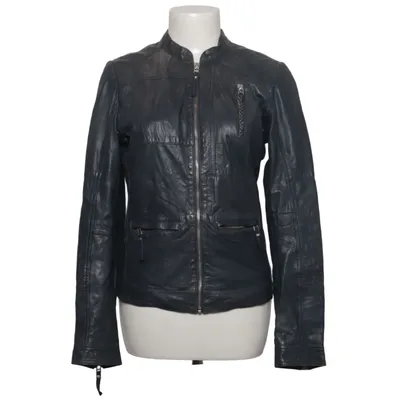 Veste en cuir (Bleu) de Rosalykke