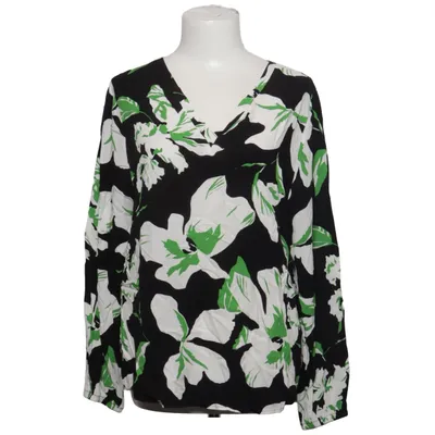 Blouse (Black, White, Green) from Comma Viscose