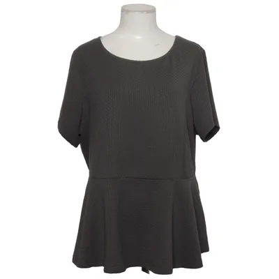 Peplum top (Gray) from Maite Kelly x Bonprix Cotton, Polyester, Elastane