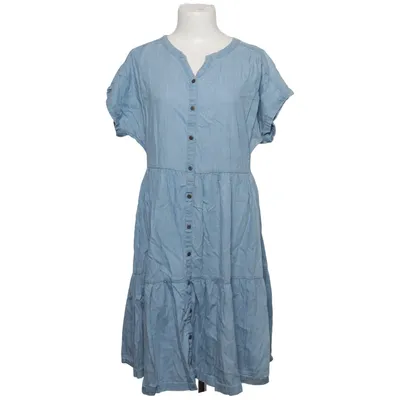 Blousejurk (Blauw) van Gina Katoen, Viscose