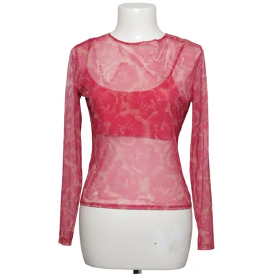 Blus (Röd, Beige) från Noo Bomull