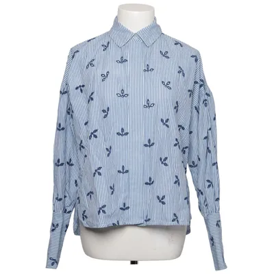 Skjorta (Blå, Vit, Flerfärgad) från Mango Suit Bomull, Polyester
