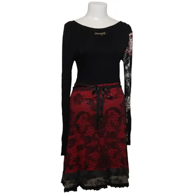 Kjole (Sort, Rød, Hvid) fra Desigual Viscose