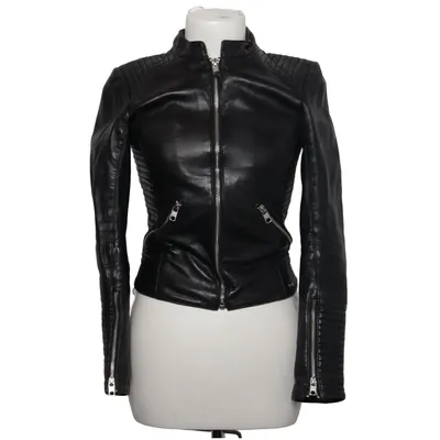 Bikerjacka (Svart) från Tigha Skinn, Polyester