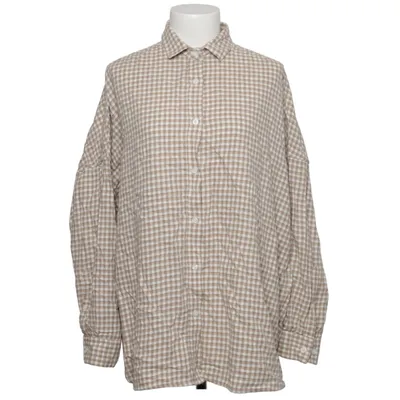 Chemise (Beige, Blanc) de Collusion Coton
