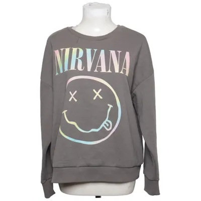 Collegetröja (Grå, Flerfärgad) från Nirvana Bomull, Polyester