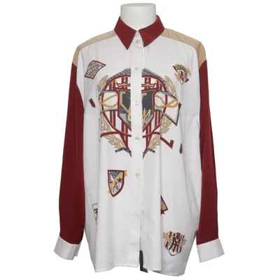 Shirt (White, Red, Beige) from Yarell