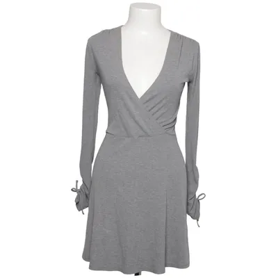 Wrap dress (Gray) from Topshop Petite Elastane, Polyester, Viscose